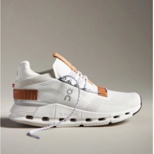 On Cloudnova Sneakers; white/pearl size W8.5/M7